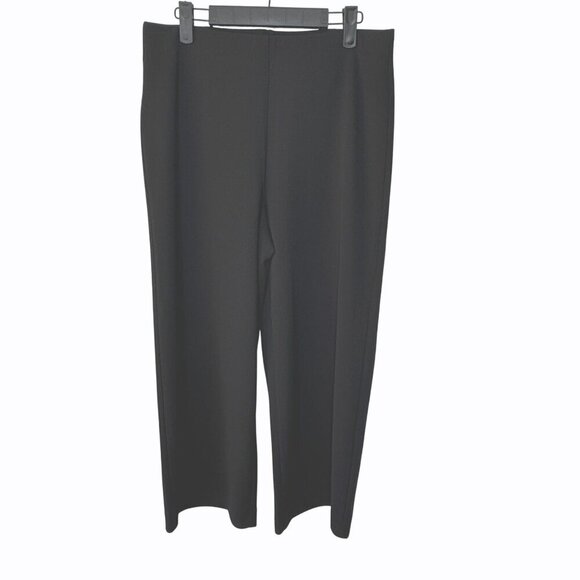 Loft Womens Black Wide‎ Leg Pants Size M New NWT Casual Office - Picture 1 of 3